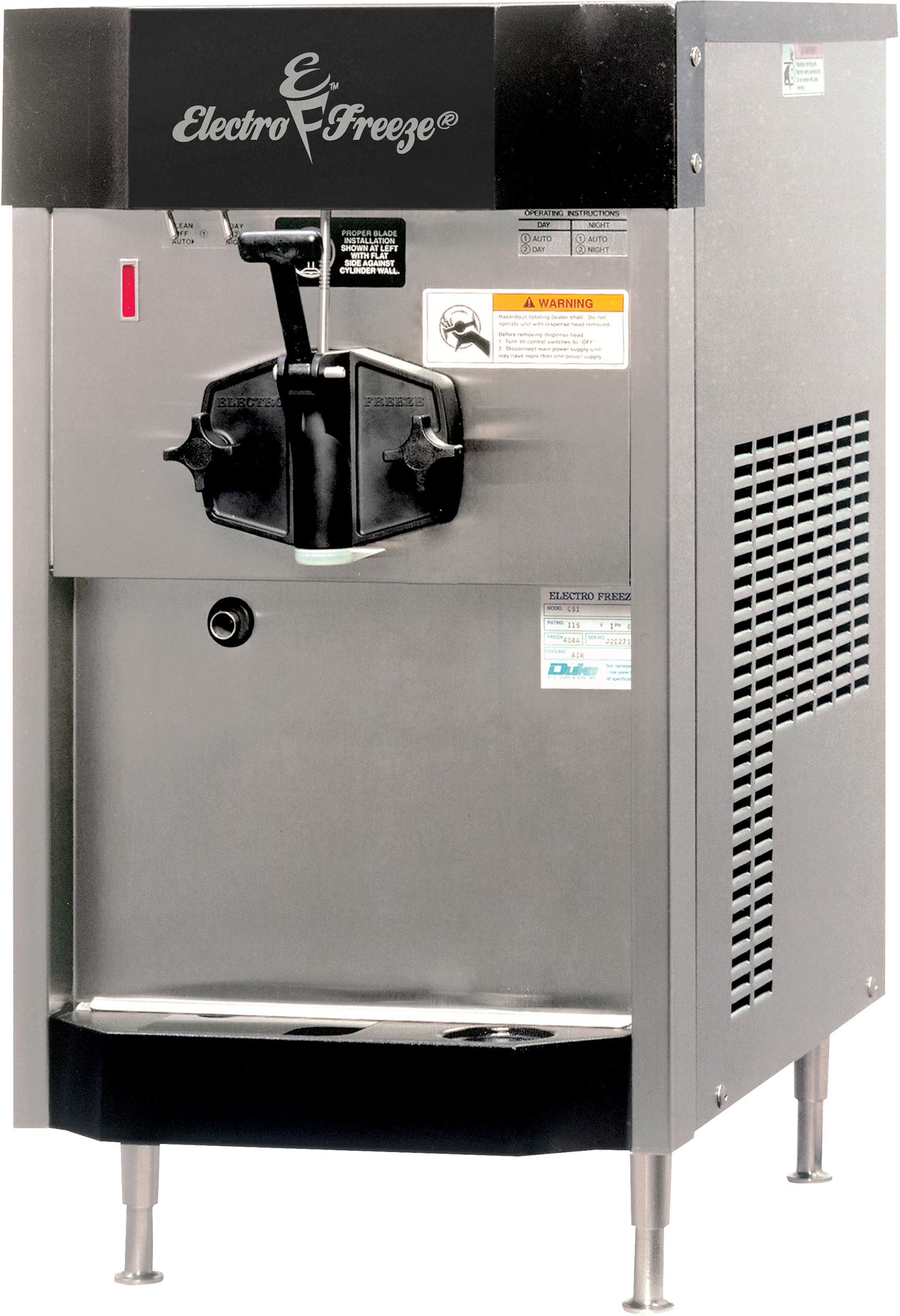 CS4 Gravity-Fed Countertop Single-Flavor Soft Serve Freezer